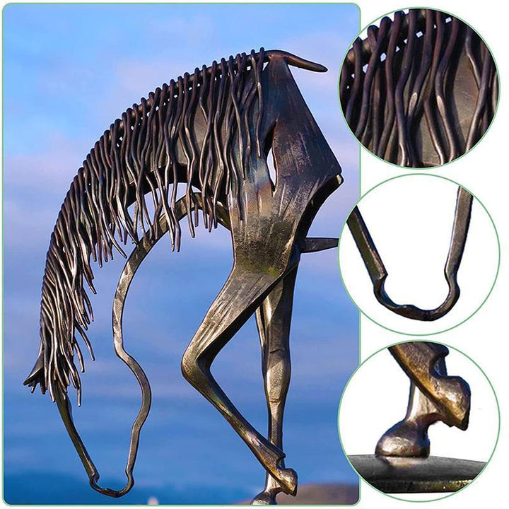 Elegant Horse Sculpture Decoration for Home or Office Display-Orizon Depot