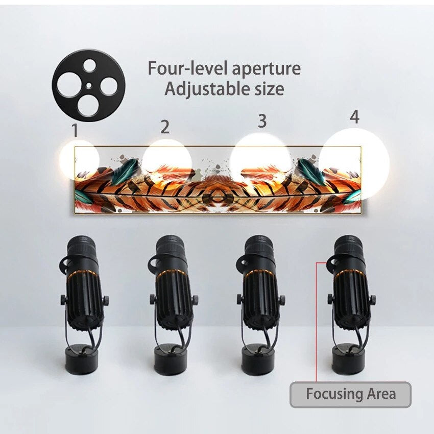 Adjustable LED Spotlight - Focus Light for Background Illumination-Orizon Depot