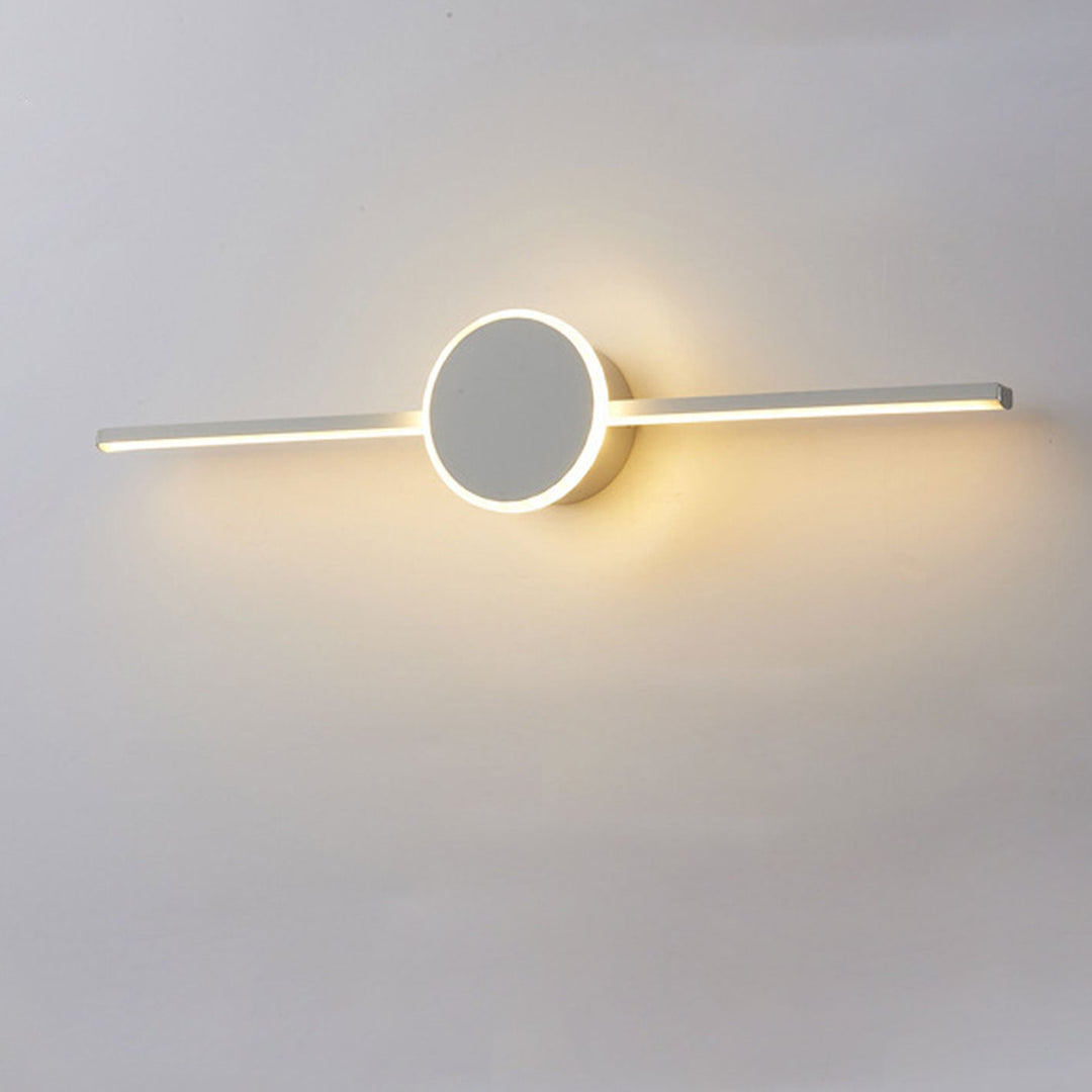 Nordic Minimalist Long Disc LED Vanity Light Wall Sconce Light-Orizon Depot