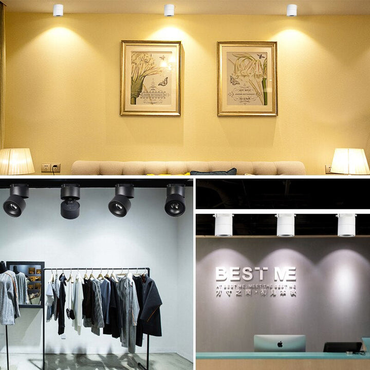 LED Ceiling Spotlight - 7W, 12W, 15W - Adjustable Lighting Options-Orizon Depot