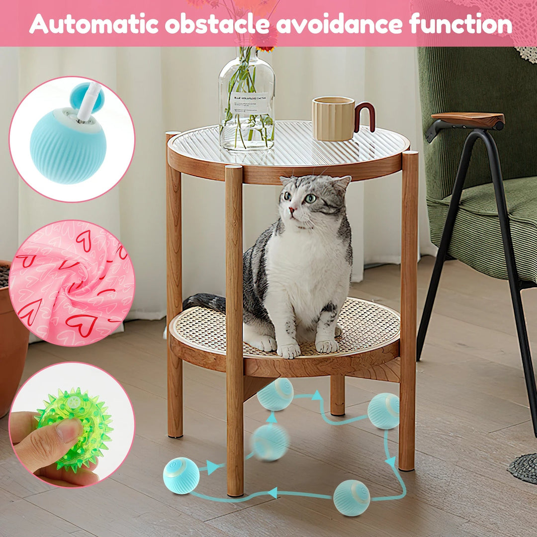 Interactive Cat Hunting Toy with Smart Ball for Engaging Play