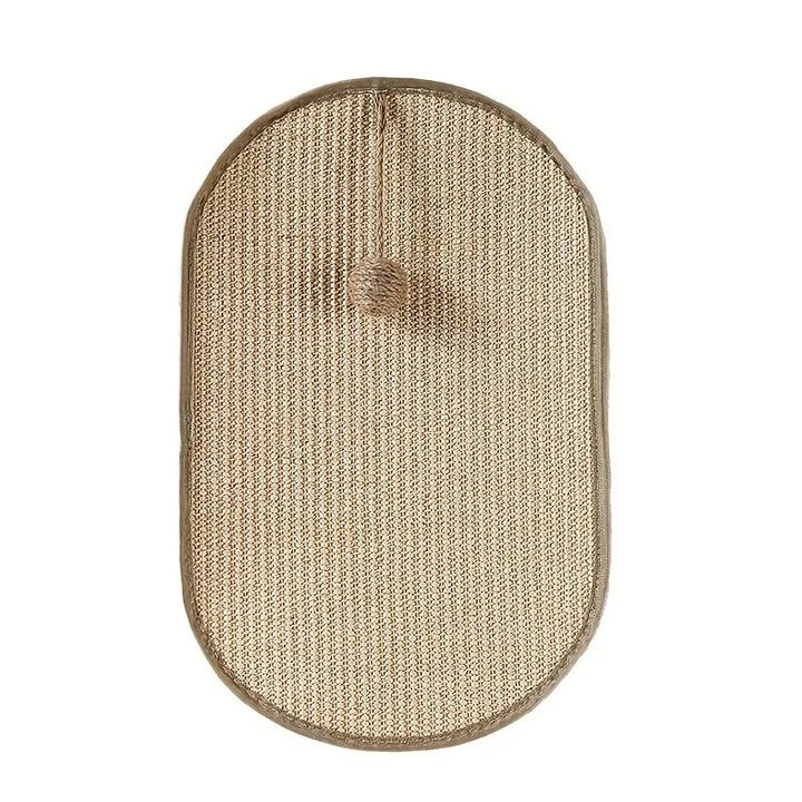3-in-1 Wall Mounted Cat Scratch Pad Made of Sisal Material
