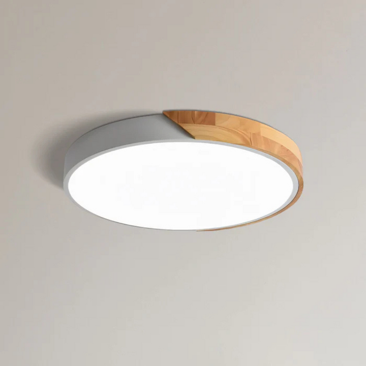 Modern Nordic Wooden Design LED Ceiling Light Fixture