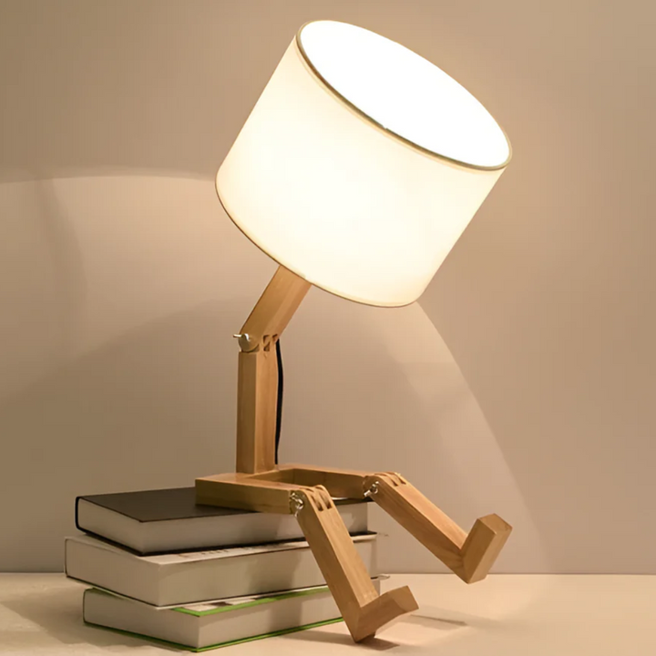 Flexible Wooden Design Table Lamp for Modern Home Decor