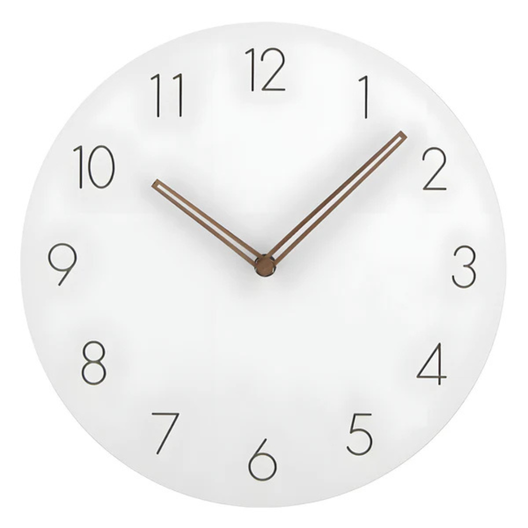 Minimalist Wall Clock | Modern Wood Design for Home Decor