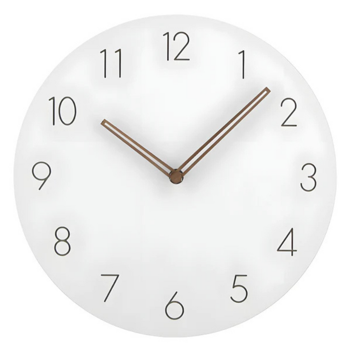 Minimalist Wall Clock | Modern Wood Design for Home Decor