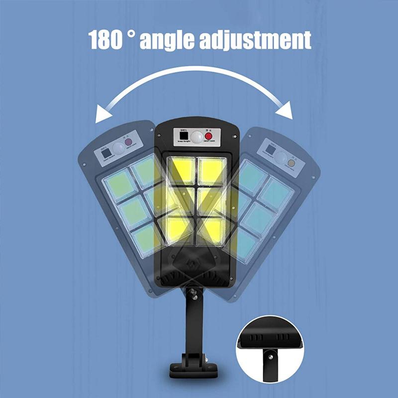 200W Outdoor Solar LED Lamp with Remote Control, Motion Sensor-Orizon Depot