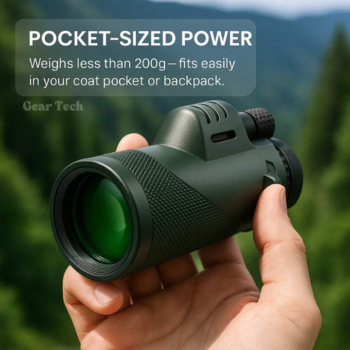 Compact Ultra-Zoom Monocular | HD Lens for Hiking, Birdwatching & Sports-Orizon Depot