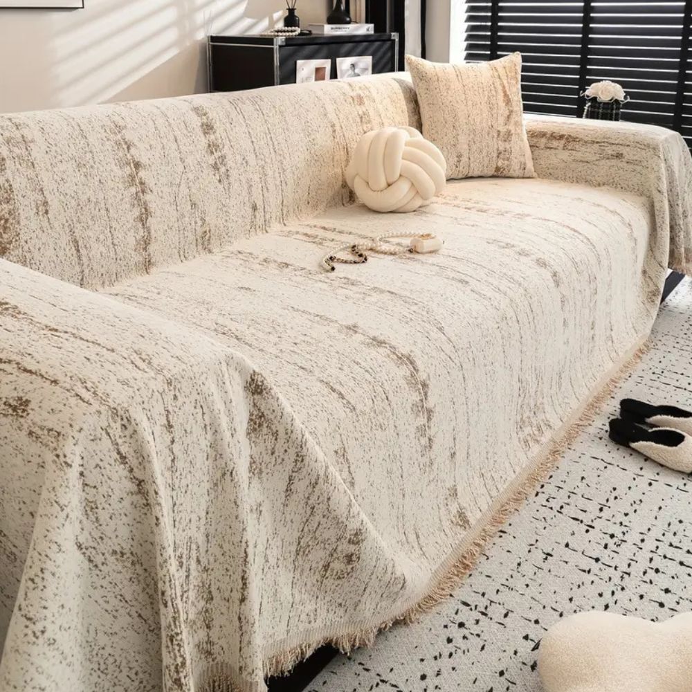 Almond Crest Sofa Cover - Stylish Protection for Your Furniture-Orizon Depot