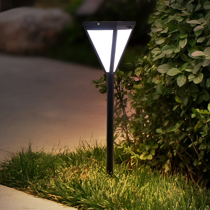 Sleek Solar LED 2.6W Waterproof Outdoor Pathway Post Light