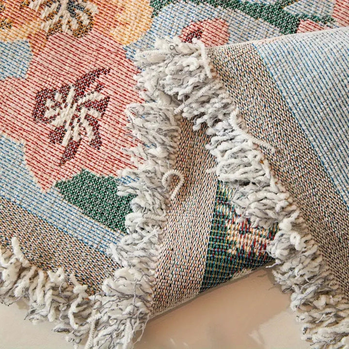 Floral Reversible Sofa Cover for Stylish Home Decor-Orizon Depot