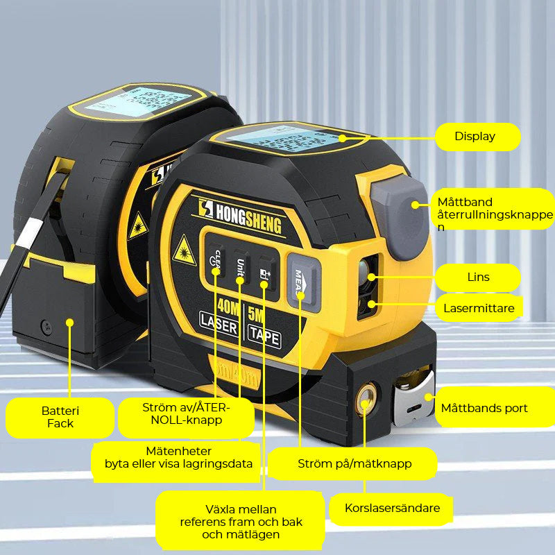 3-in-1 Infrared Laser Band Measurement Tool-Orizon Depot