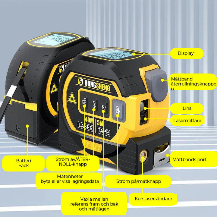 3-in-1 Infrared Laser Band Measurement Tool-Orizon Depot
