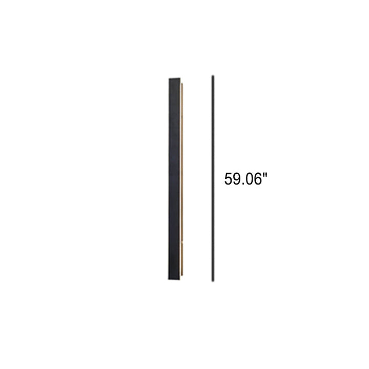 Retro Outdoor Rectangular Strip Waterproof LED Wall Sconce Lamp for Modern Exterior Lighting-Orizon Depot