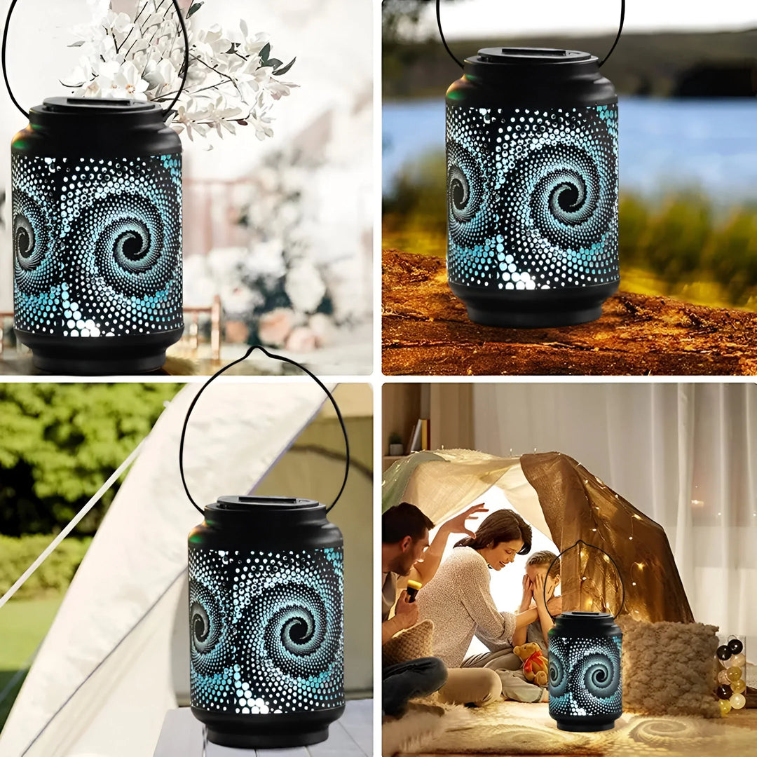 Solar Garden Light with Artistic Patterns for Outdoor Decor-Orizon Depot