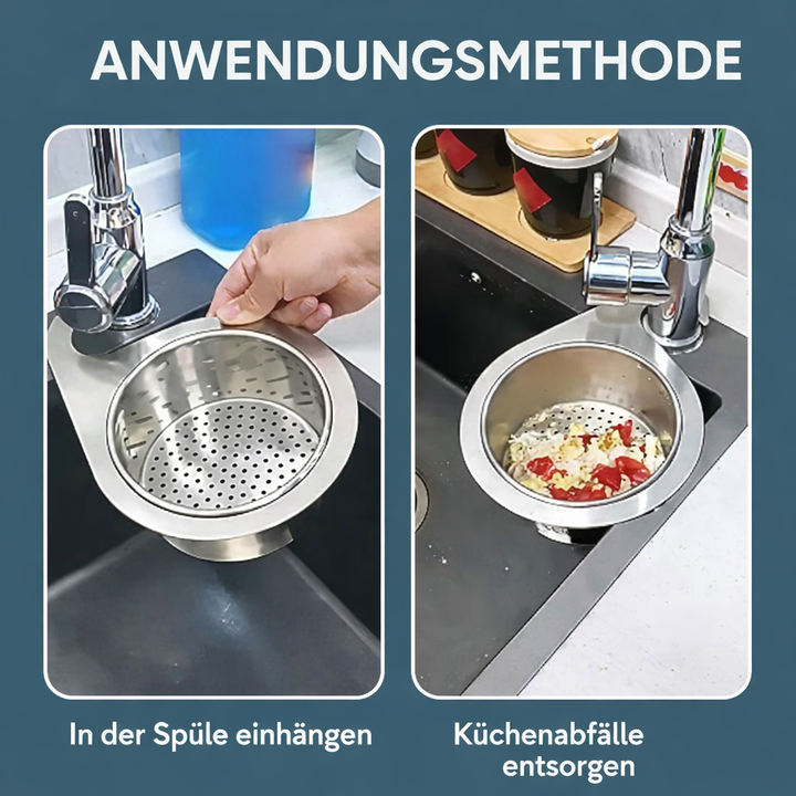 Swan-Shaped Stainless Steel Sink Basket Strainer and Drain Filter