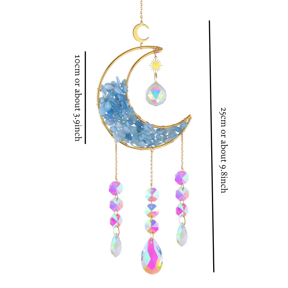 Moon Crystal Sun Catcher - Stunning Home Decor for Natural Light-Orizon Depot