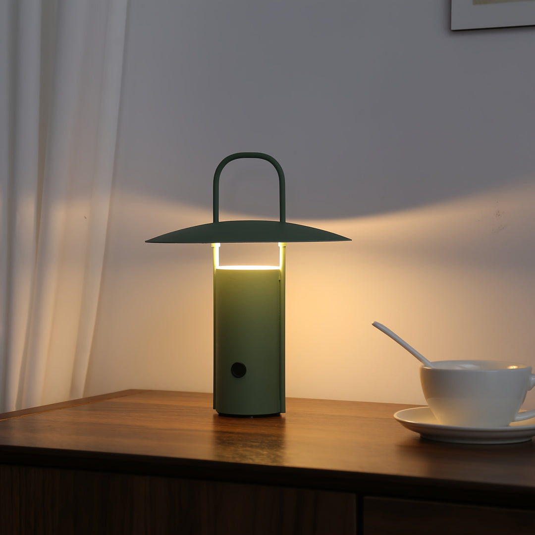 USB Rechargeable Metal Touch Lamp | Wireless LED Table Light