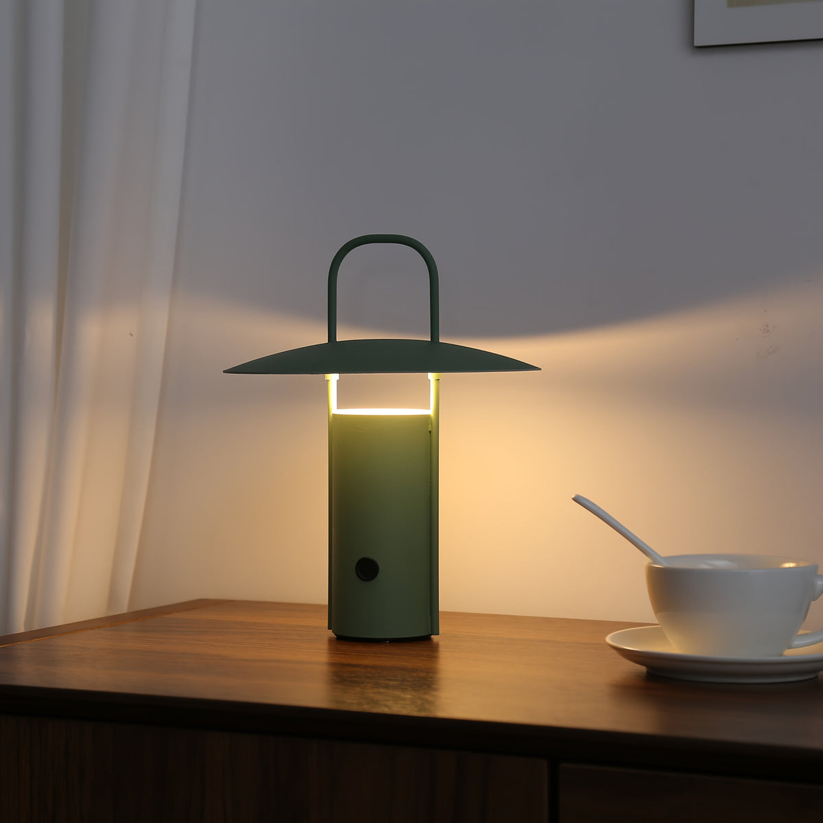 USB Rechargeable Metal Touch Lamp | Wireless LED Table Light
