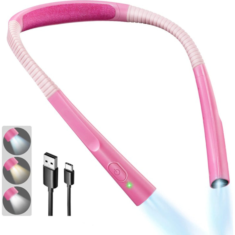 LED Neck Reading Lamp - Rechargeable Book Light with 6 Brightness Levels-Orizon Depot