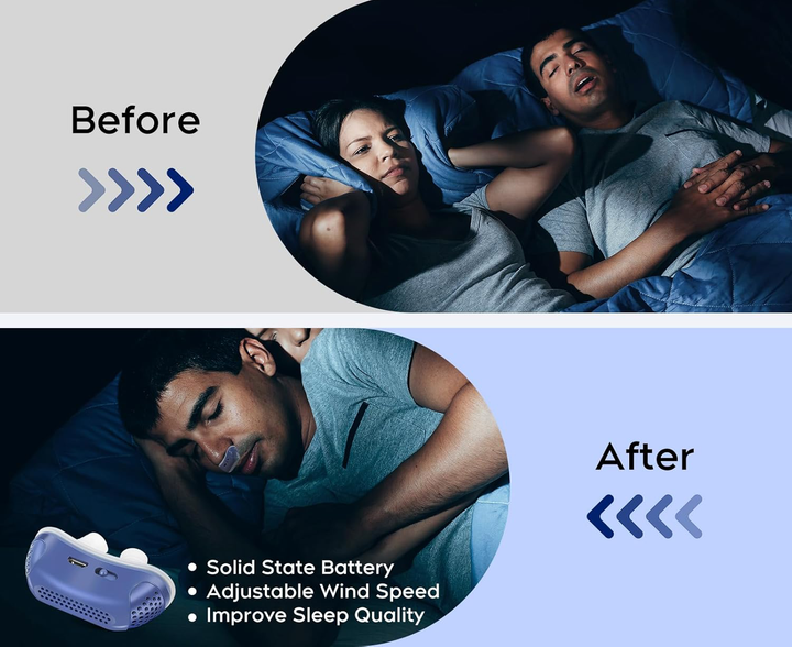 Compact Sleep Apnea Machine for Travel & Anti-Snoring Solution