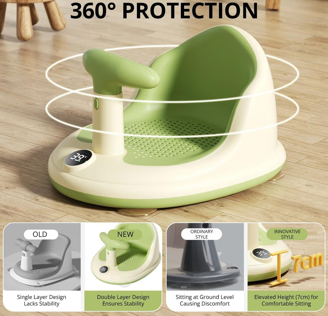 Infant Bath Support Seat for Safe and Comfortable Bathing