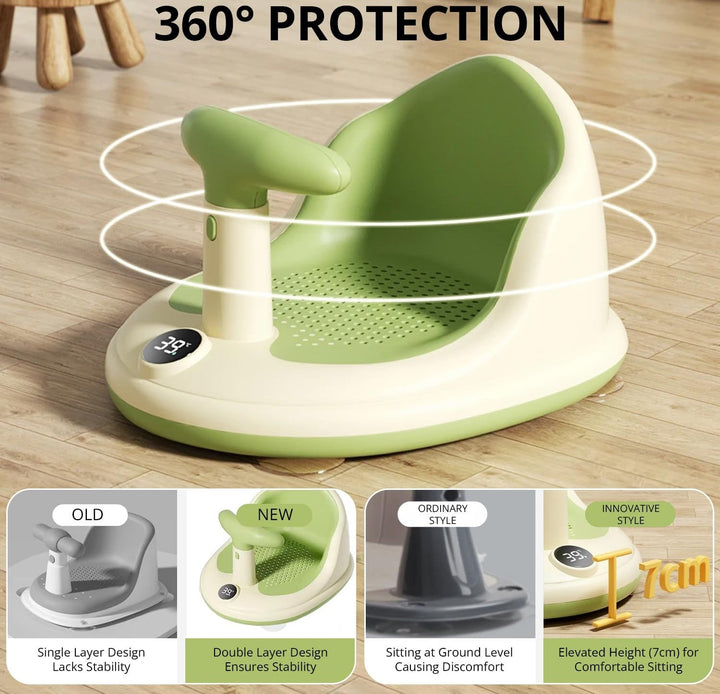 Infant Bath Support Seat for Safe and Comfortable Bathing