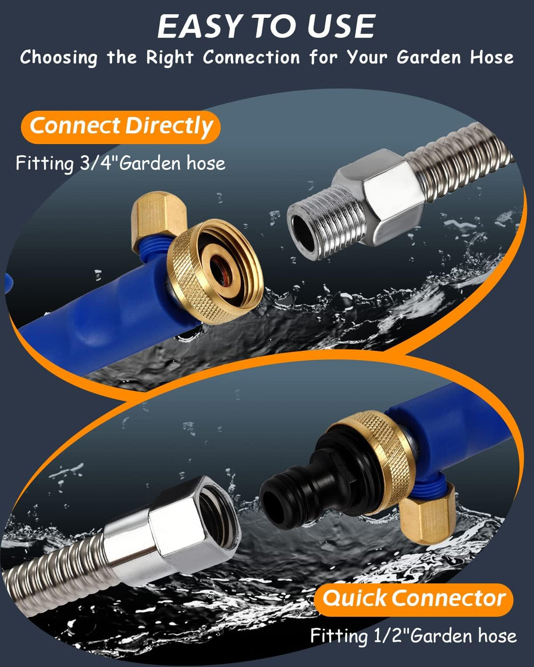 High-Pressure Car Wash Spray Nozzle for Water Hose