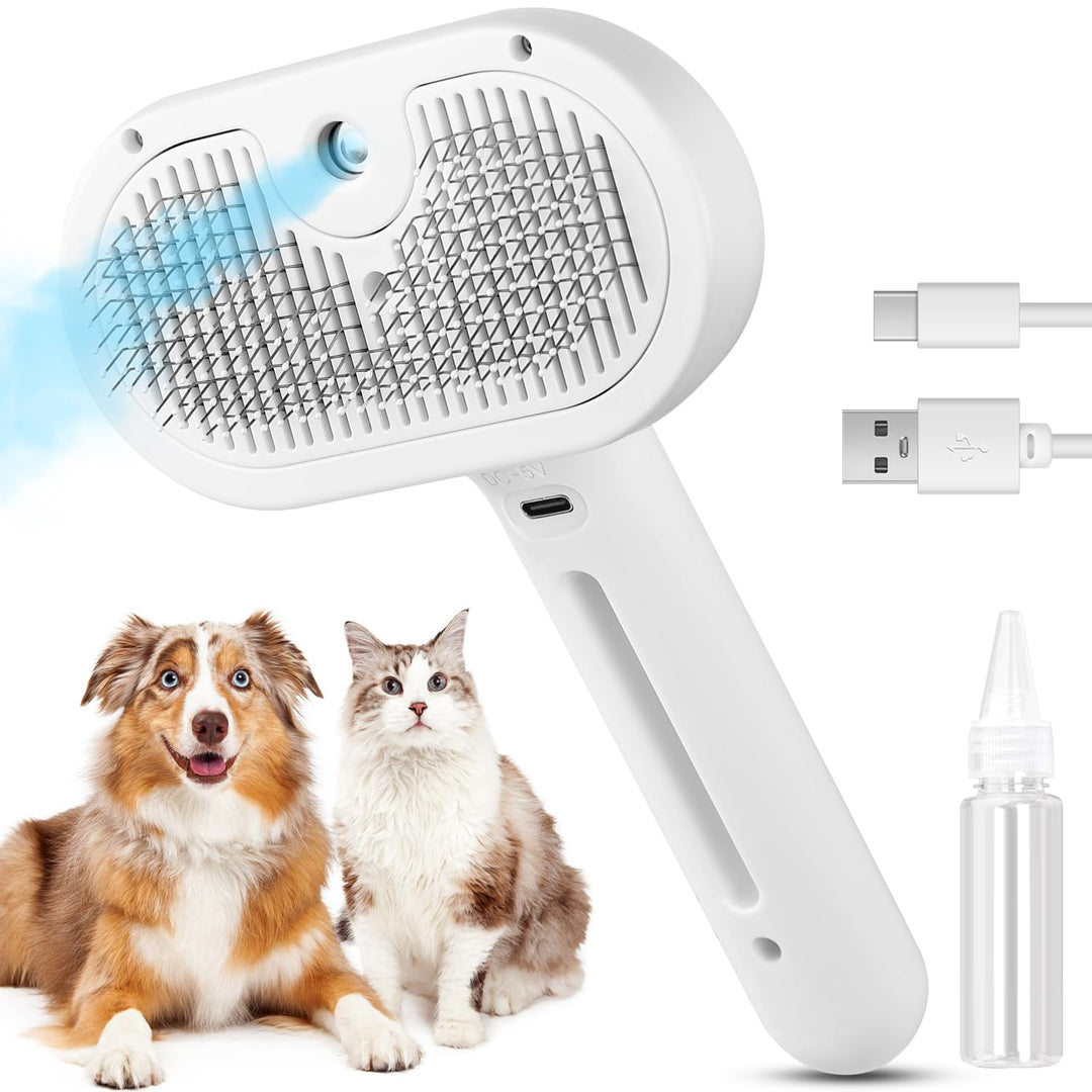 Pet Steam Brush for Cats and Dogs