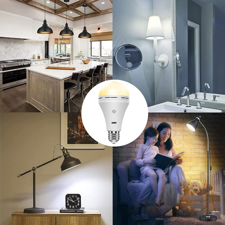 Rechargeable LED Table Lamp – Wireless, Dimmable & Portable Lighting-Orizon Depot