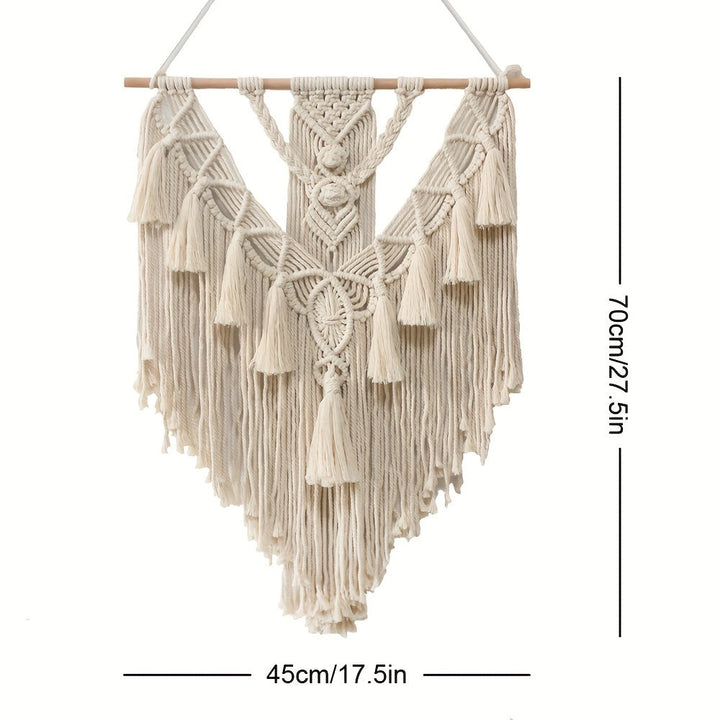 Handcrafted Bohemian Macrame Wall Hanging | Woven Tapestry Decor