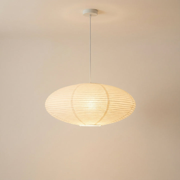Japanese Wabi-Sabi Paper Pendant Lamp-Orizon Depot