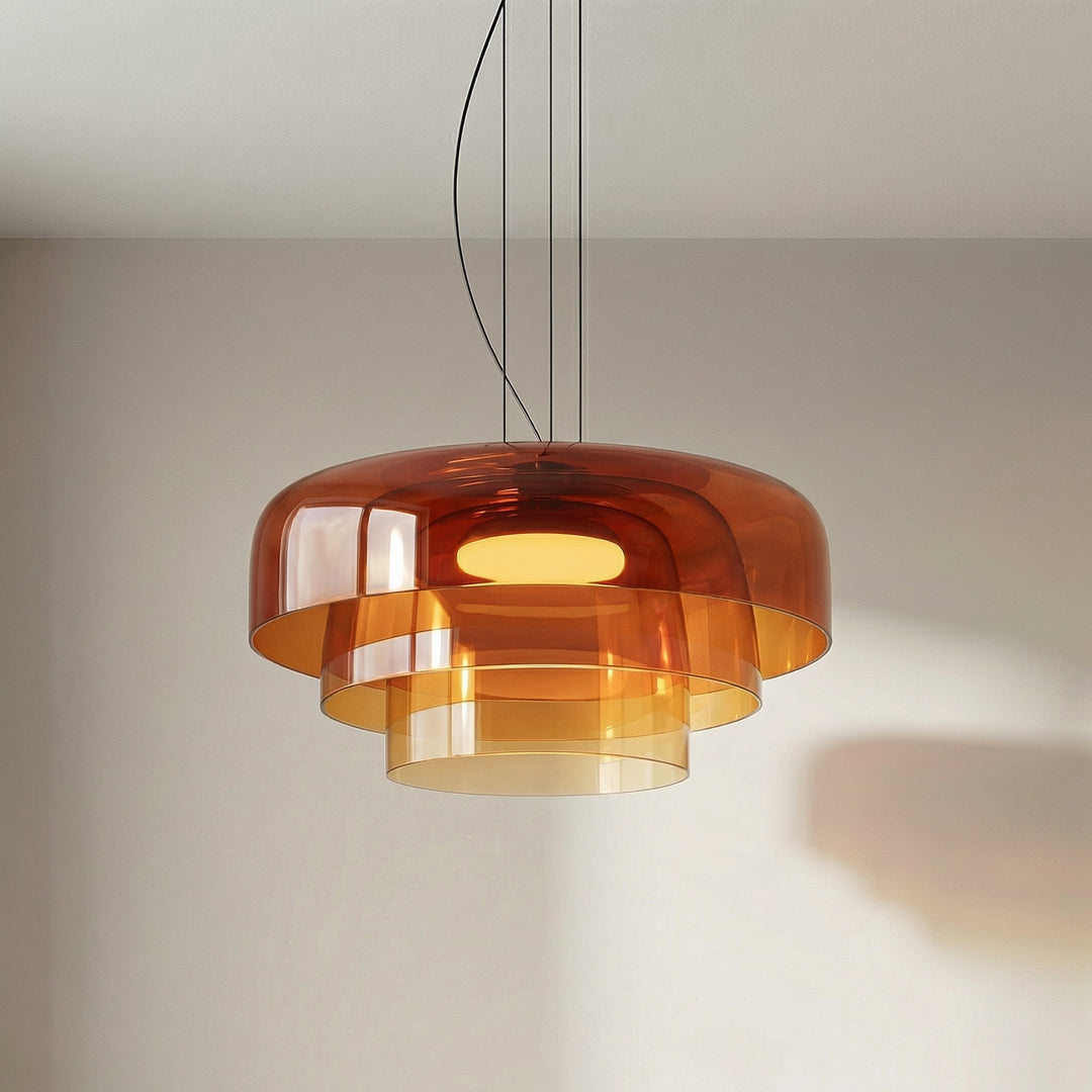 Modern Glass Hanging Pendant Lamp-Orizon Depot