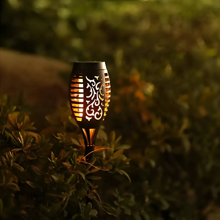 Outdoor Solar Flame Garden Light for Pathway and Patio Decor-Orizon Depot