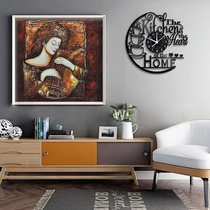 Cozy Atmosphere Mood Wall Clock for Home Decor-Orizon Depot