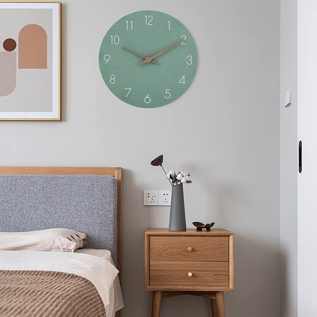 Minimalist Wall Clock | Modern Wood Design for Home Decor