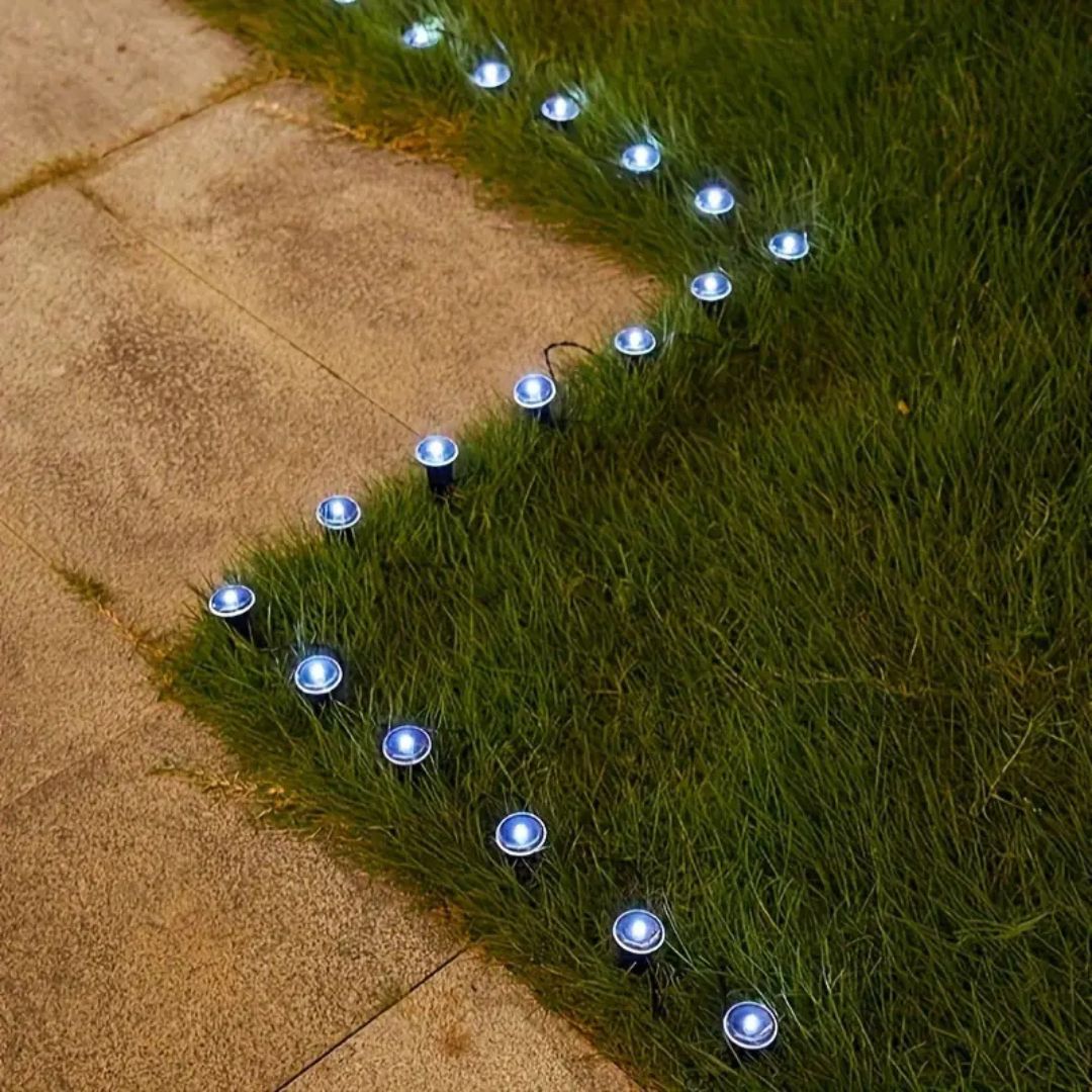 15-Pack Solar Garden Path Lights for Outdoor Illumination-Orizon Depot
