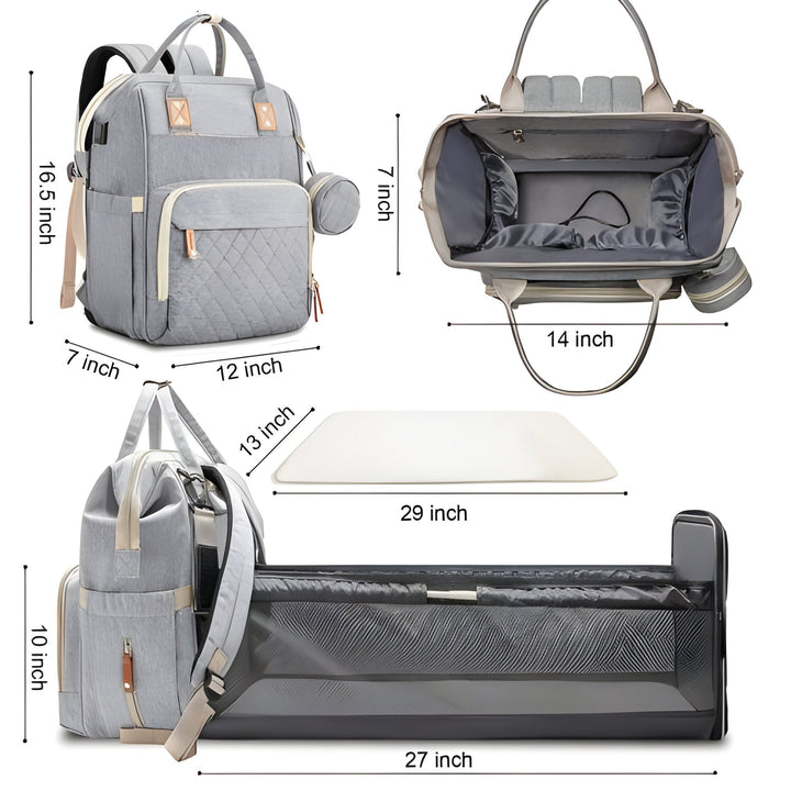 Traveling Baby Cot Changing Bag for Convenient On-the-Go Use