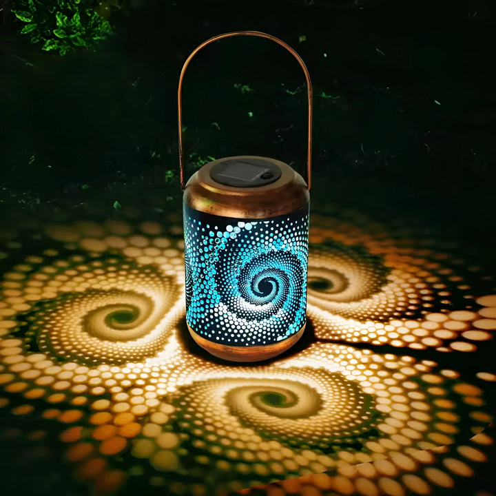 Solar Garden Light with Artistic Patterns for Outdoor Decor-Orizon Depot