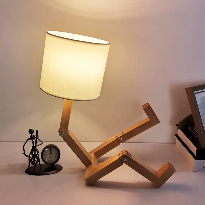 Flexible Wooden Design Table Lamp for Modern Home Decor