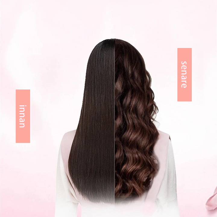 Cordless Automatic Rotating Curling Iron for Effortless Curls-Orizon Depot