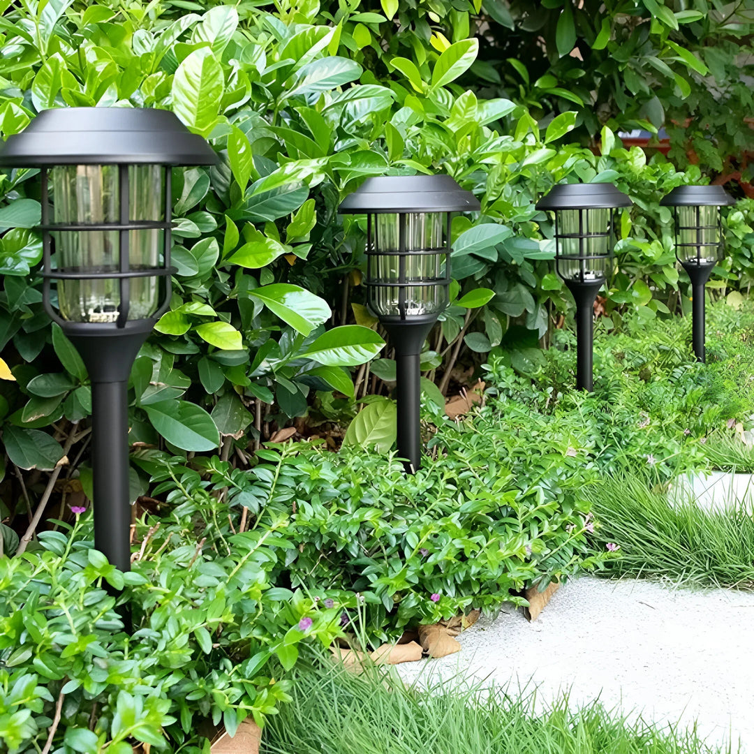 Solar Garden Light Set – 6-Pack Outdoor Solar Lanterns-Orizon Depot