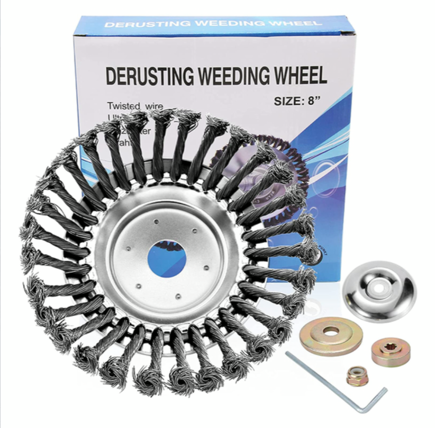 Durable Carbon Steel Weed Brush and Trimmer Tool