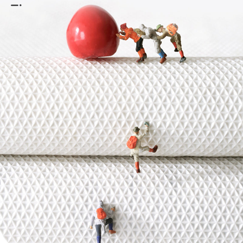 Plush White Floor Bathroom Mat, 50x80cm, Non-Slip Water-Absorbent Rug-Orizon Depot