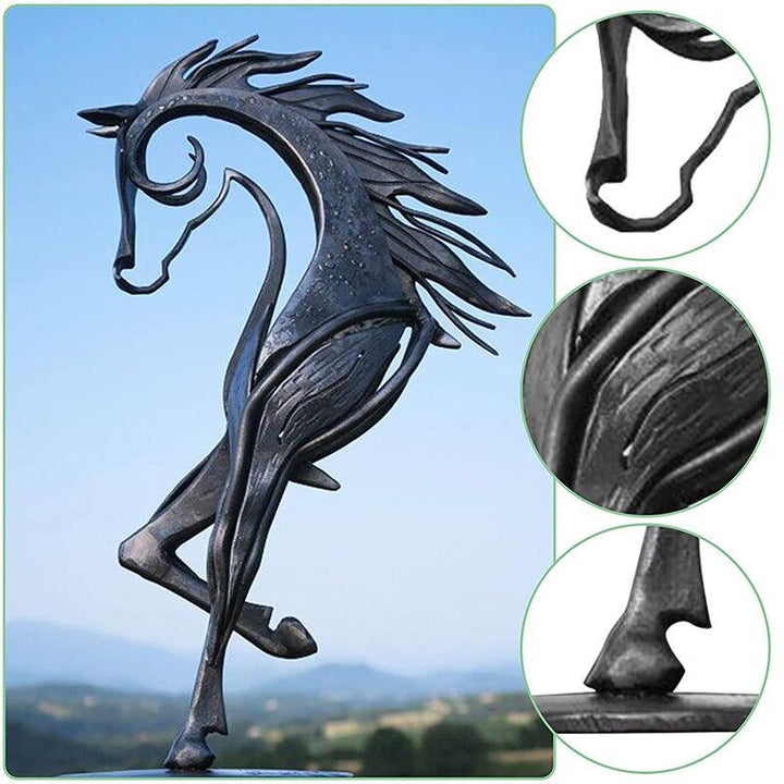 Elegant Horse Sculpture Decoration for Home or Office Display-Orizon Depot