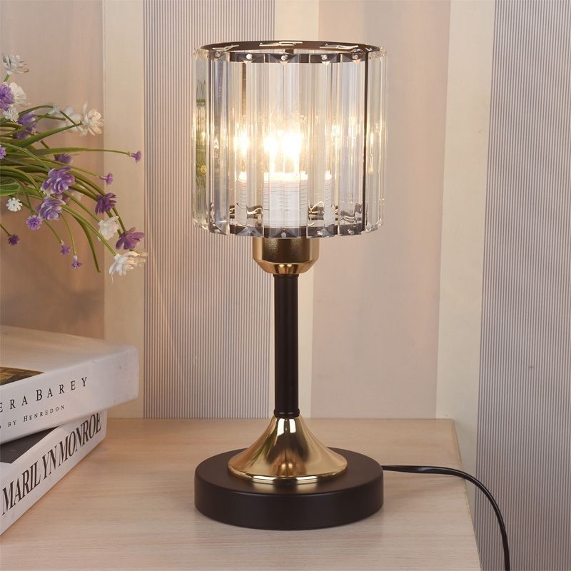 Nordic Crystal Table Lamp - Elegant Crystal Lighting Fixture-Orizon Depot