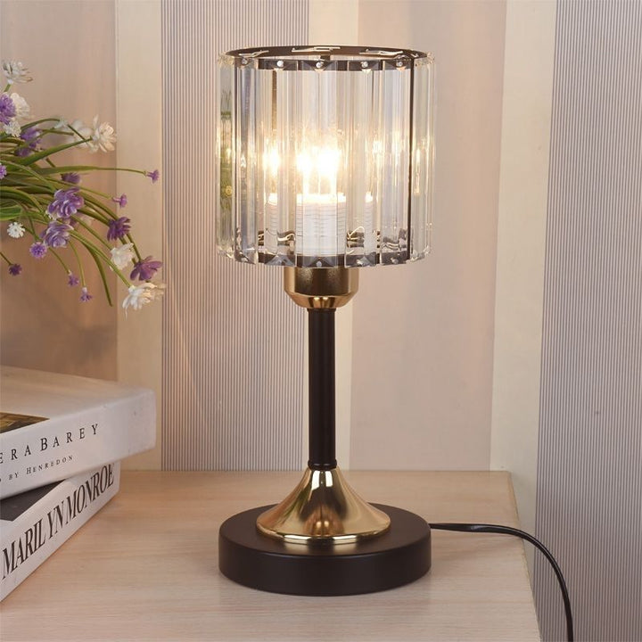 Nordic Crystal Table Lamp - Elegant Crystal Lighting Fixture-Orizon Depot