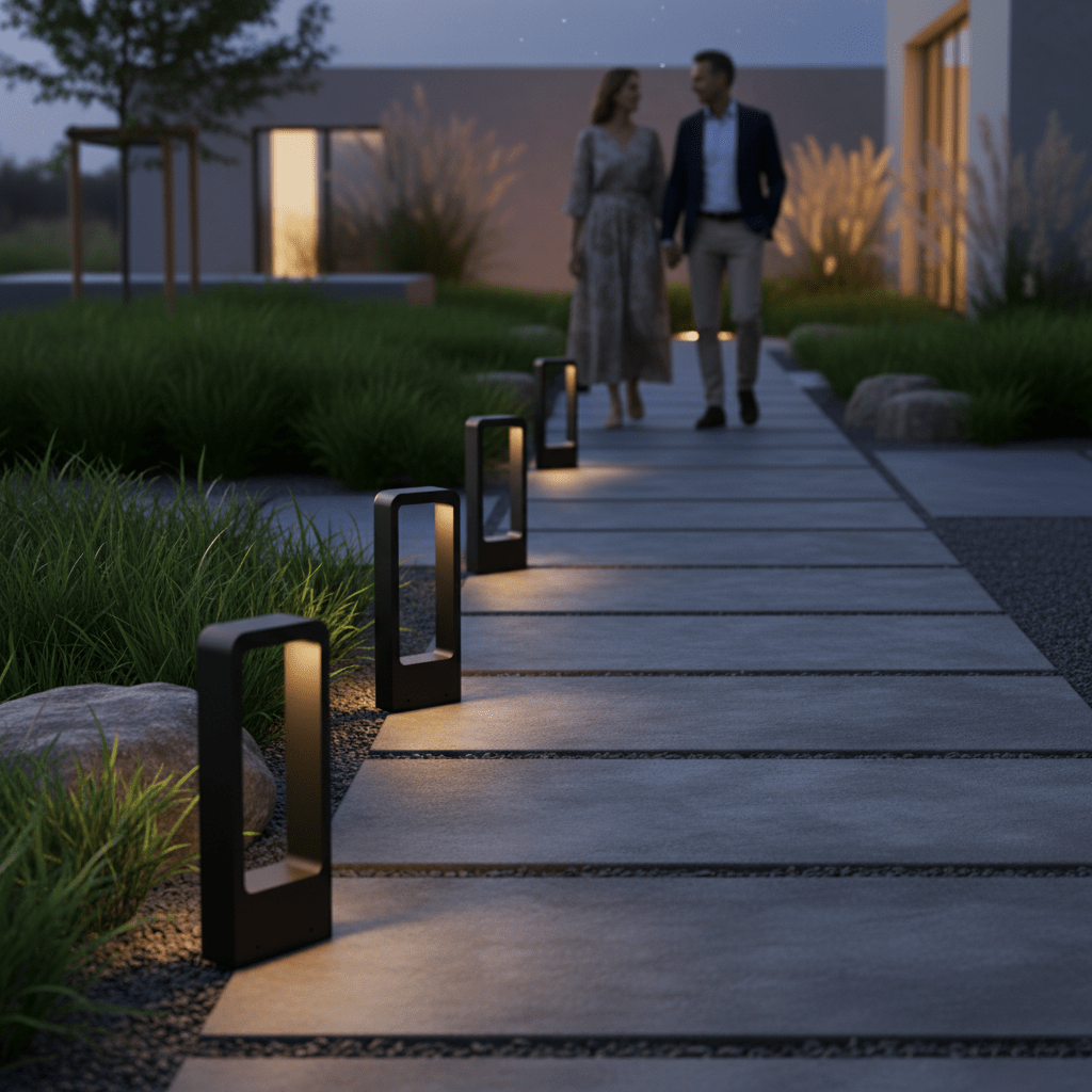 Harmonious Outdoor Floor Lamp for Patios and Gardens-Orizon Depot