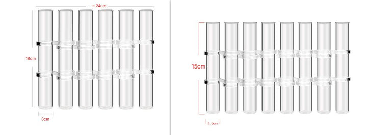 Flexible Flower Vases with Hinges | Modern Glass Tube Design-Orizon Depot