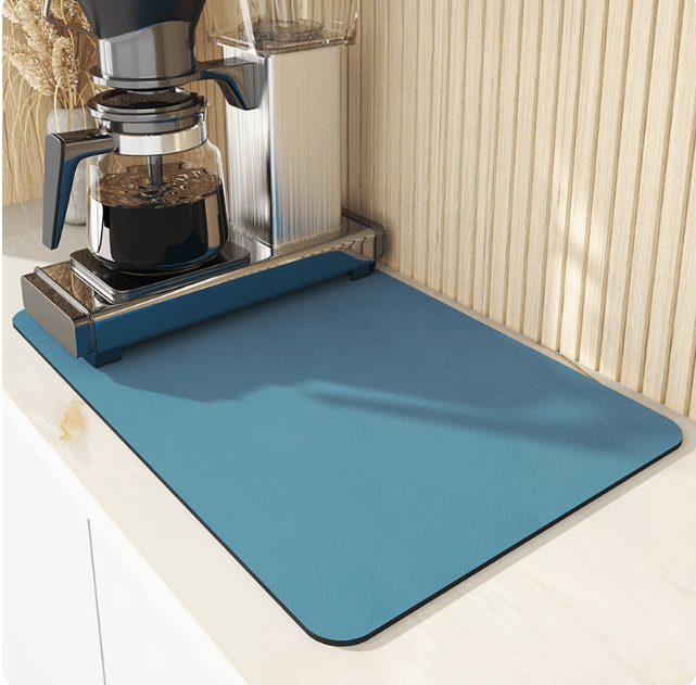 Quick-Drying Diatomite Kitchen Mat | Keeps Countertop Dry